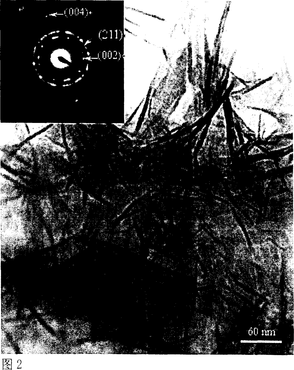 Mineralized polypeptide material in use for repairing bones, and preparation method