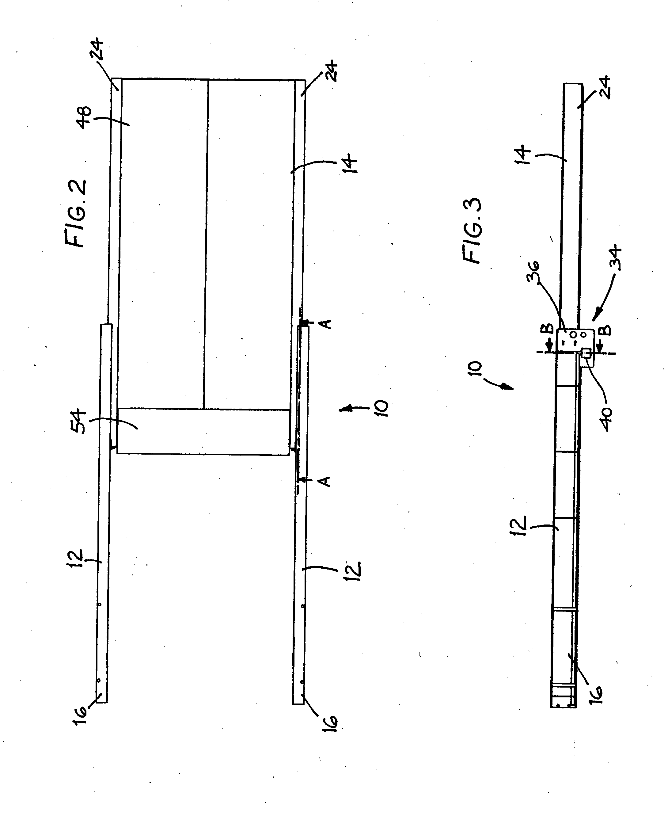 Load carrying platform shuttle