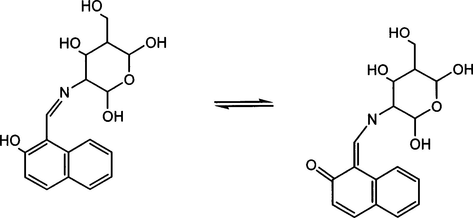 Aluminium ion investigating method using glycosyl naphthol