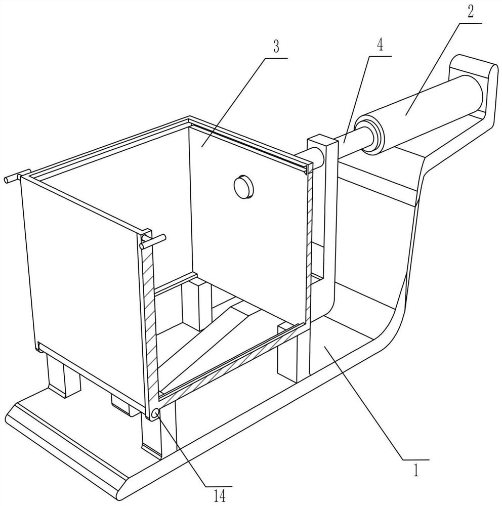 Compression treatment device for metal waste