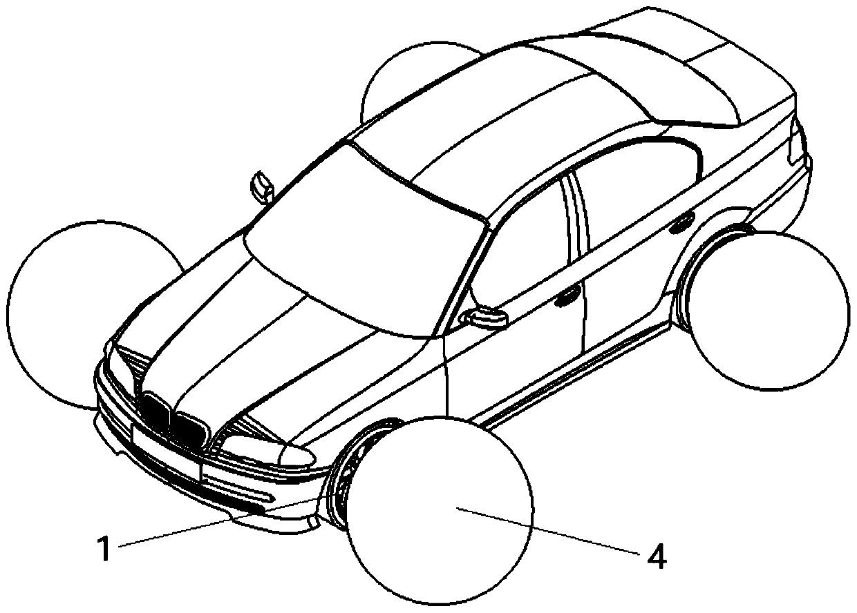 Life jacket for automobile falling into water