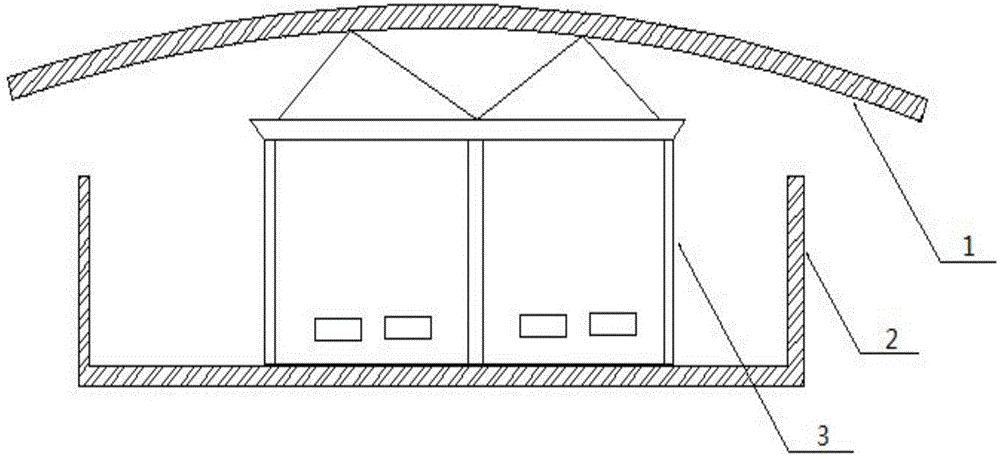 High-voltage power distribution cabinet having waterproof heat-dissipation dustproof performance