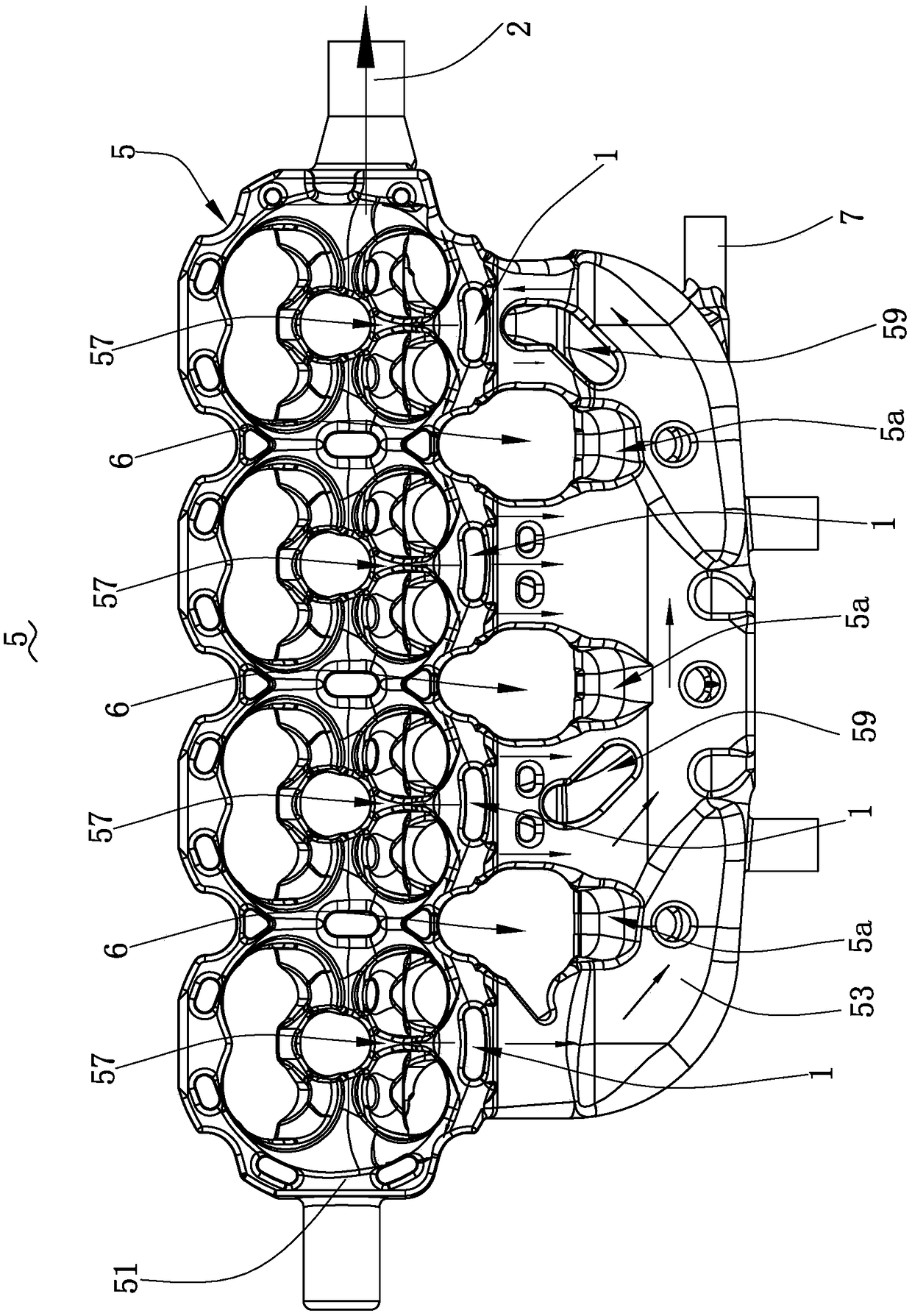 Engine cylinder head