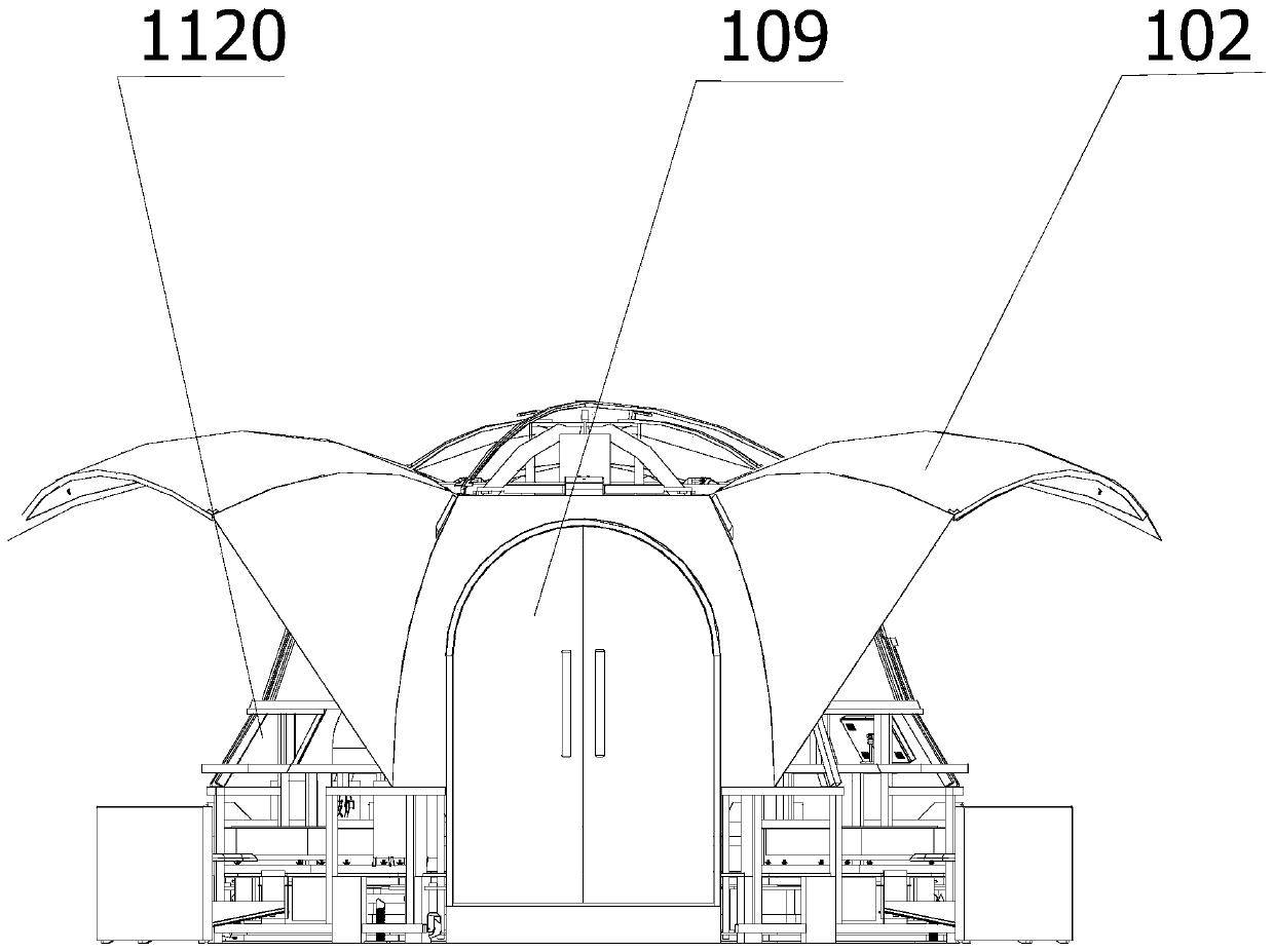 A kiosk capable of realizing automatic lifting of blades and its automatic lifting method