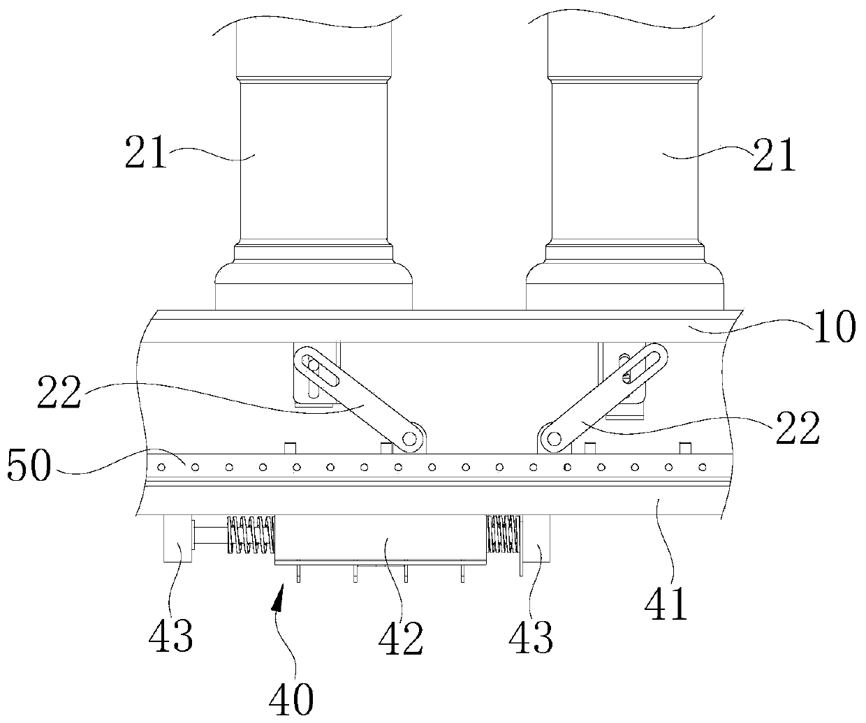 Dry-type transformer on-load capacity regulating switch and transformer