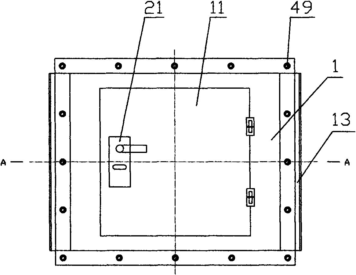 Dynamic test measuring device for simulating explosion of explosives