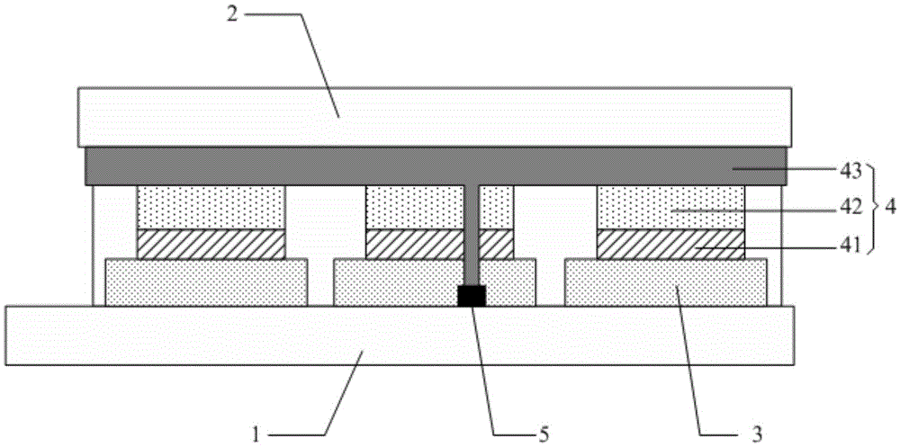 Embedded touch screen and display device