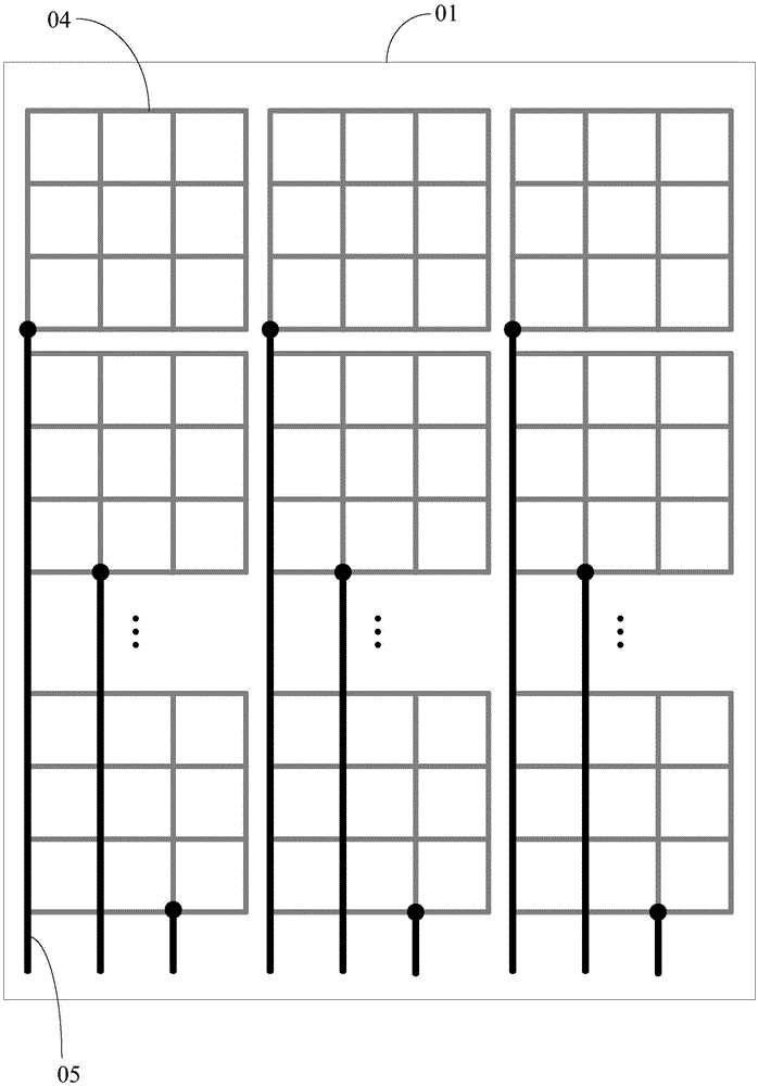 Embedded touch screen and display device