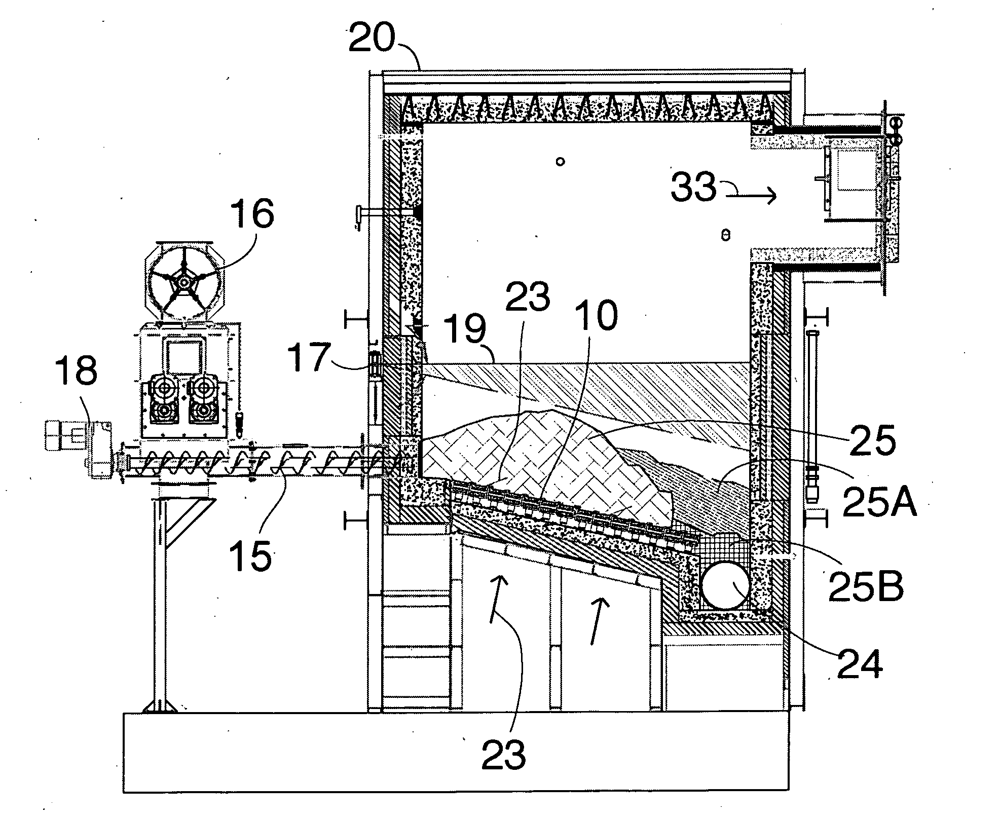 Grate clearing and ash removal system for gasification furnace