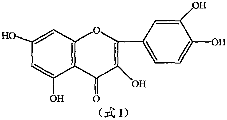 French marigold general flavone extract, and preparation method and application thereof