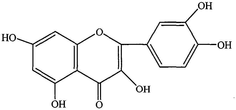 French marigold general flavone extract, and preparation method and application thereof