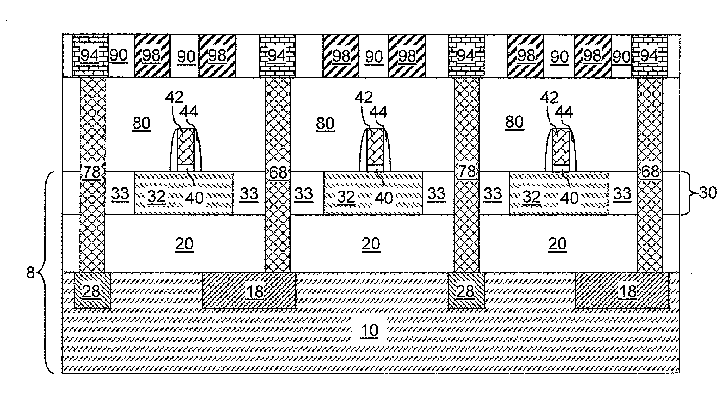 Soi radio frequency switch for reducing high frequency harmonics