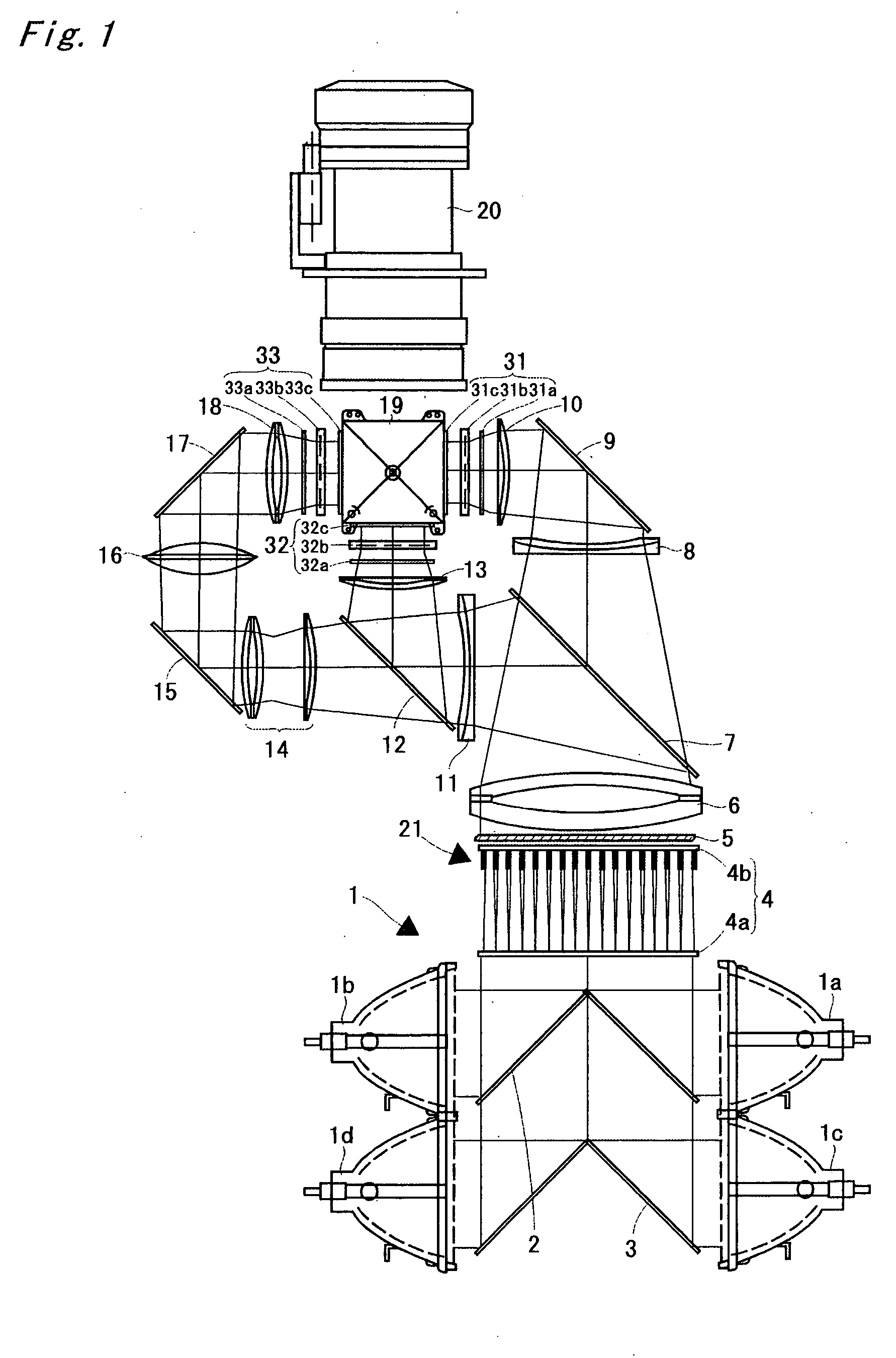 Projection type video display