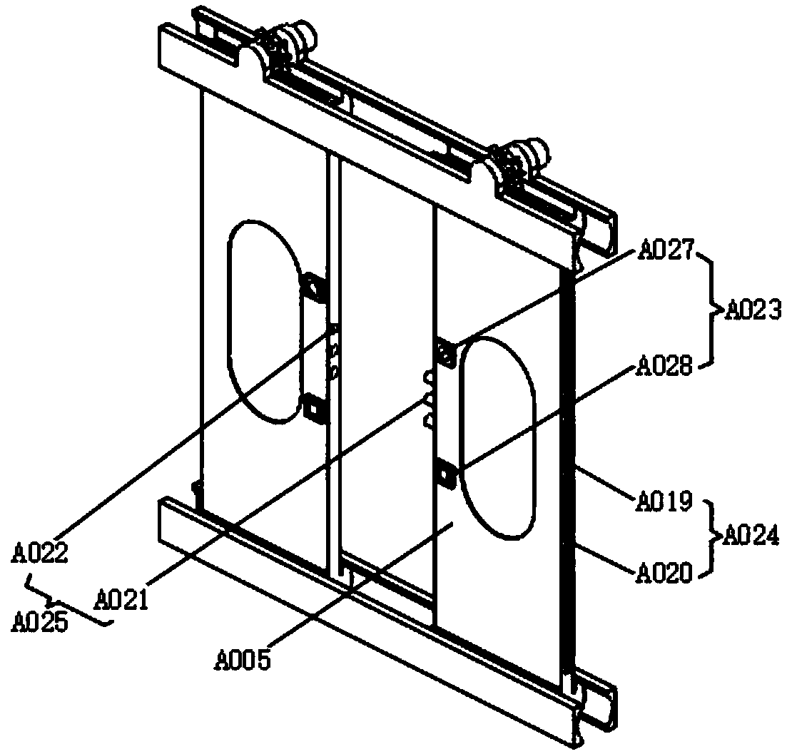 Radiation protection door safe and convenient to use for radiology department