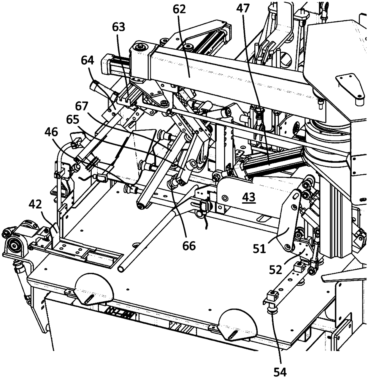 Pocket feeder for pocket machines