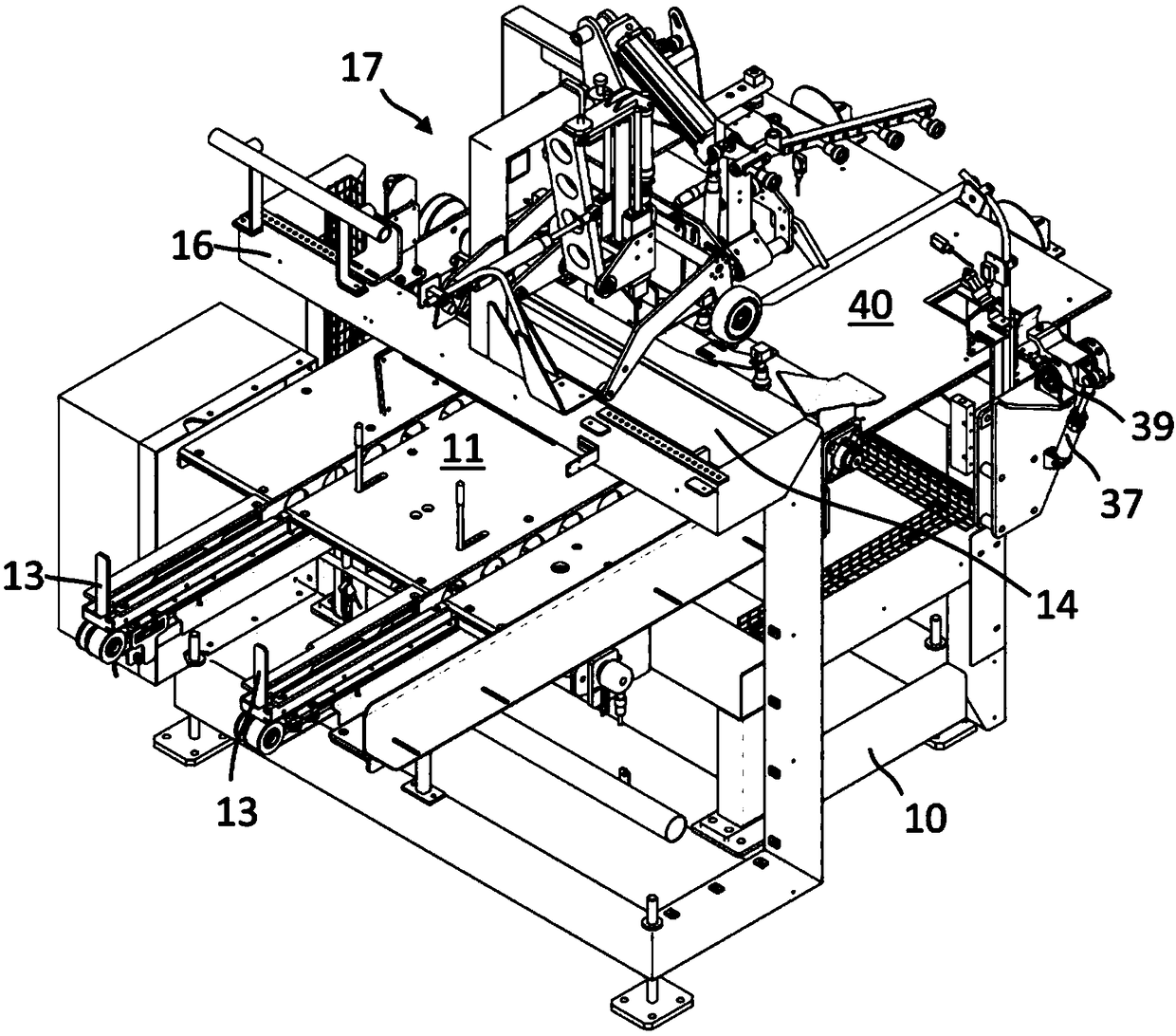 Pocket feeder for pocket machines