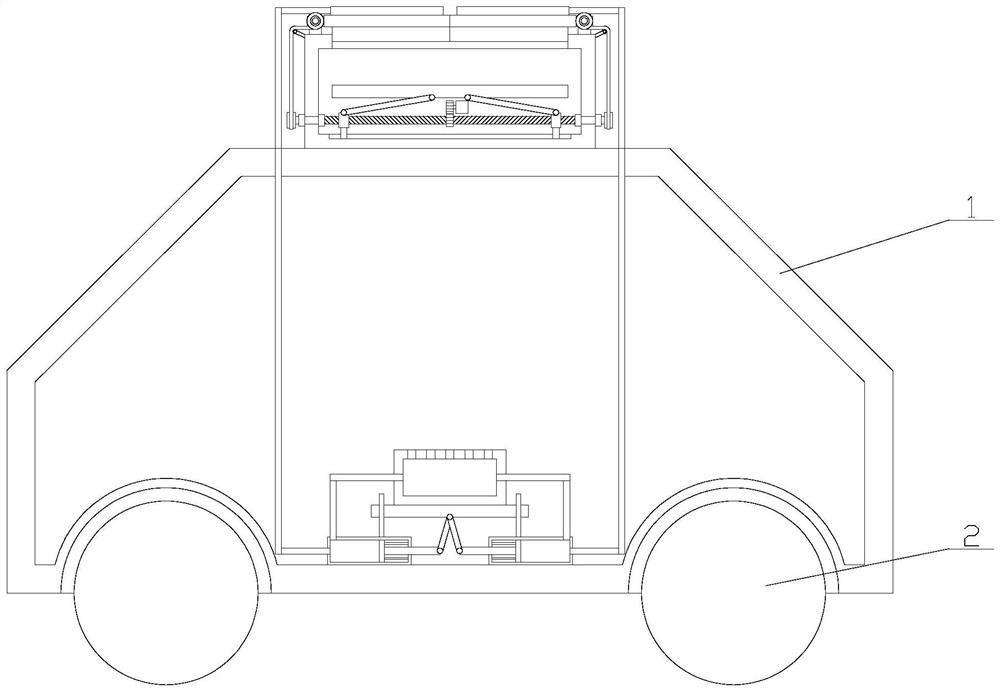 New energy automobile with storage function