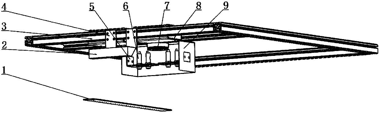 A composite navigation device based on magnetic permeance and optical guidance for converter valve halls