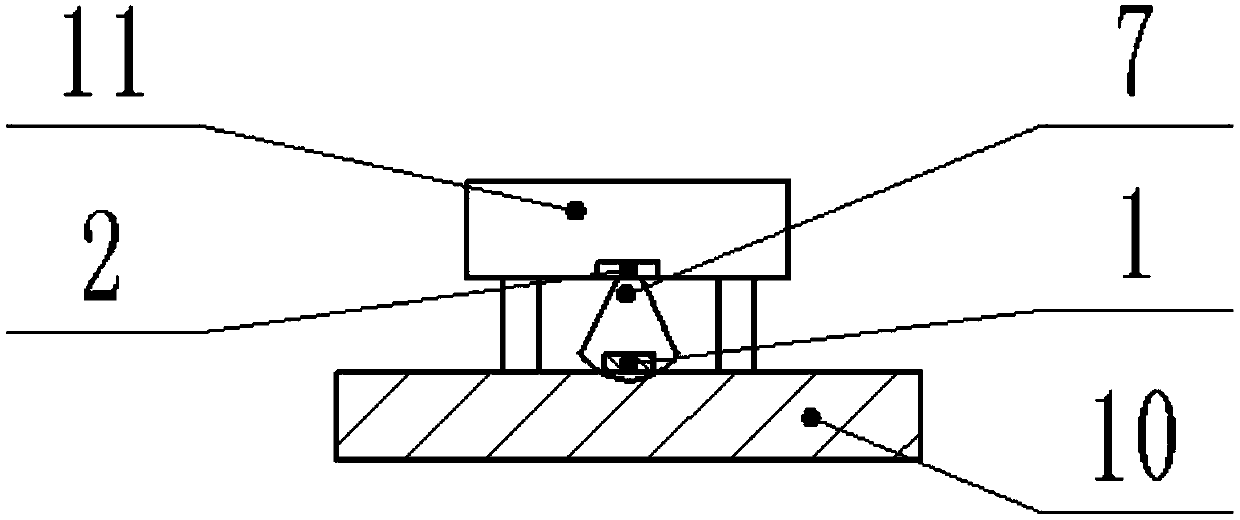 A composite navigation device based on magnetic permeance and optical guidance for converter valve halls