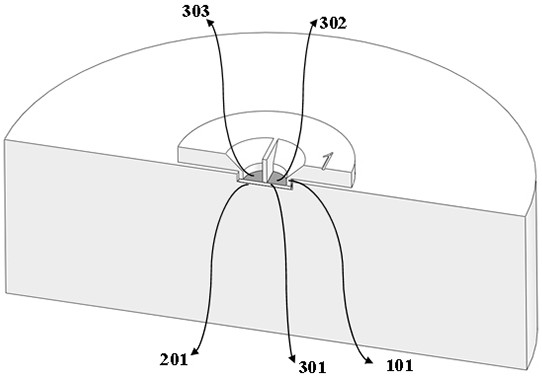 Method for preparing double samples based on transmission electron microscope supporting film