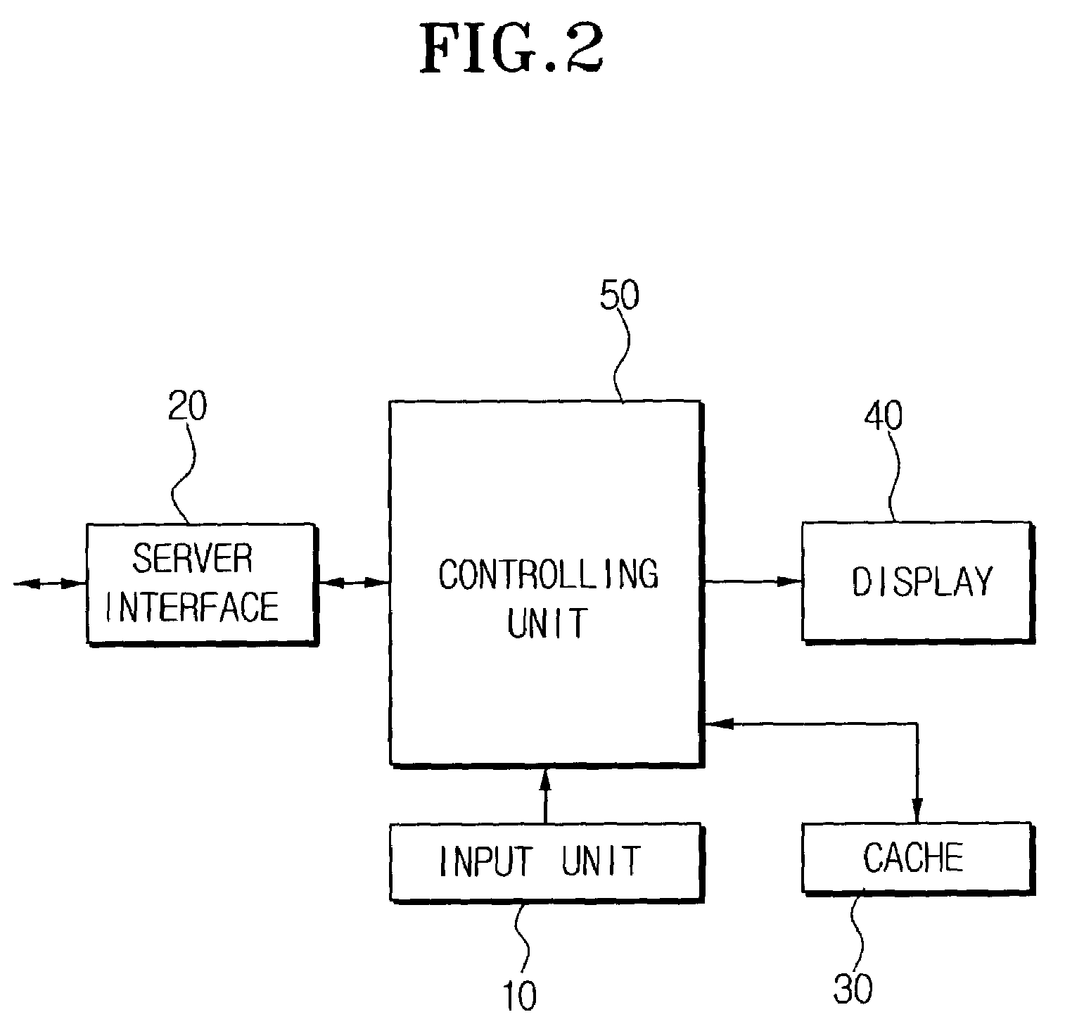 Method of controlling terminal of MPEG-4 system using caching mechanism