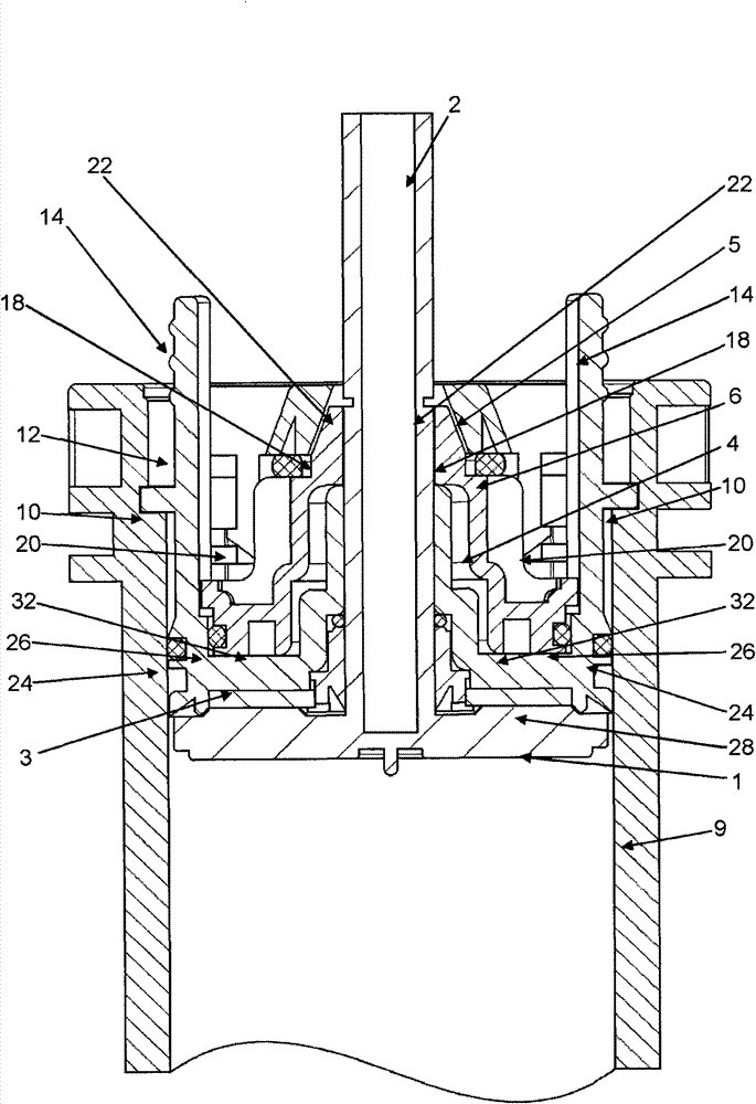 Device for mixing and dispensing a pasty mass