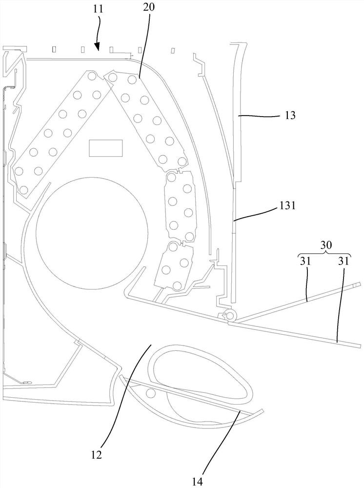 Wall-mounted air conditioner indoor unit and air conditioner