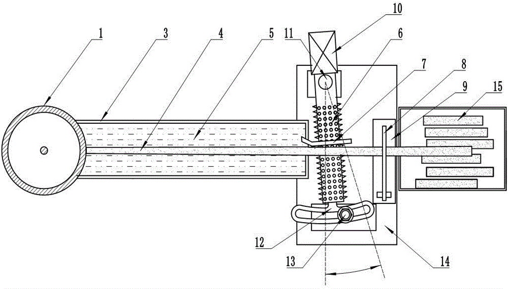 Automatic deep-fried twisted dough stick machine