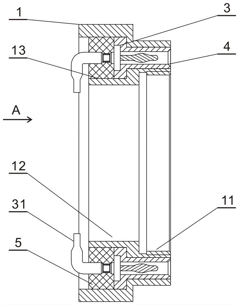 Round twist pin connector