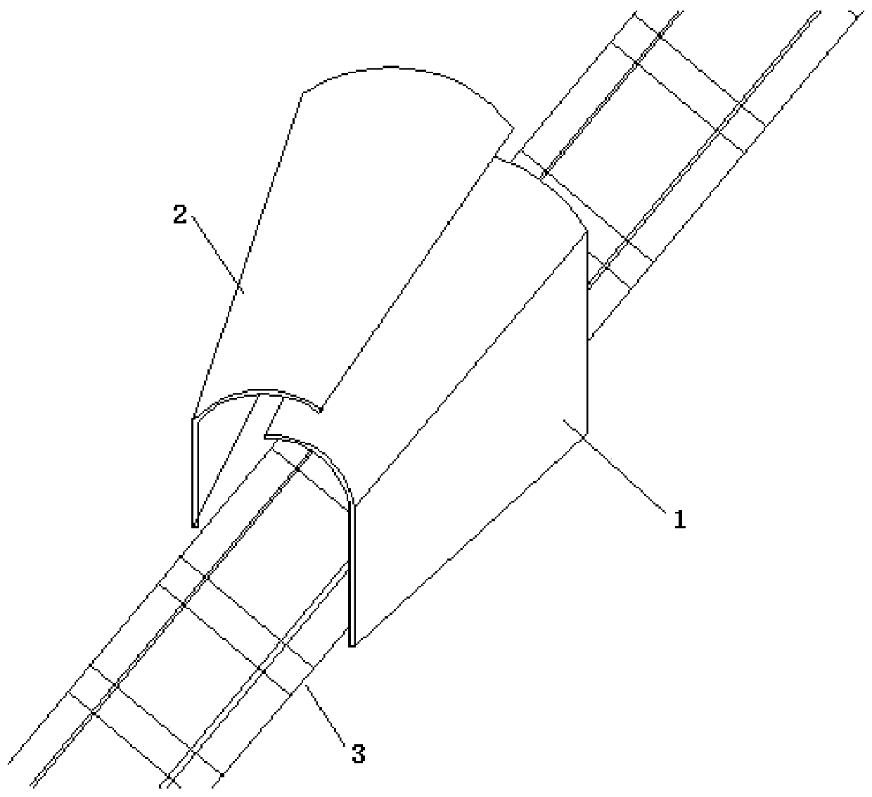 Sound insulation and noise reduction structure for effectively reducing urban light rail traffic noise