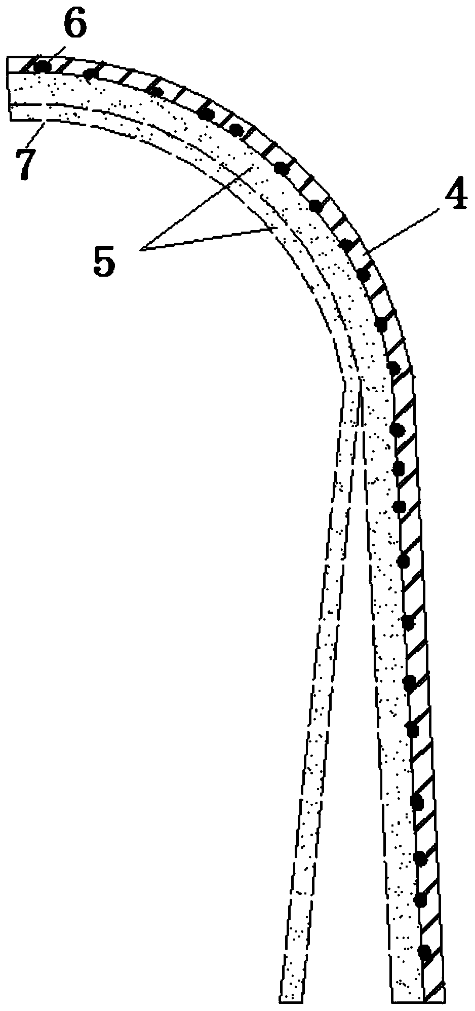 Sound insulation and noise reduction structure for effectively reducing urban light rail traffic noise