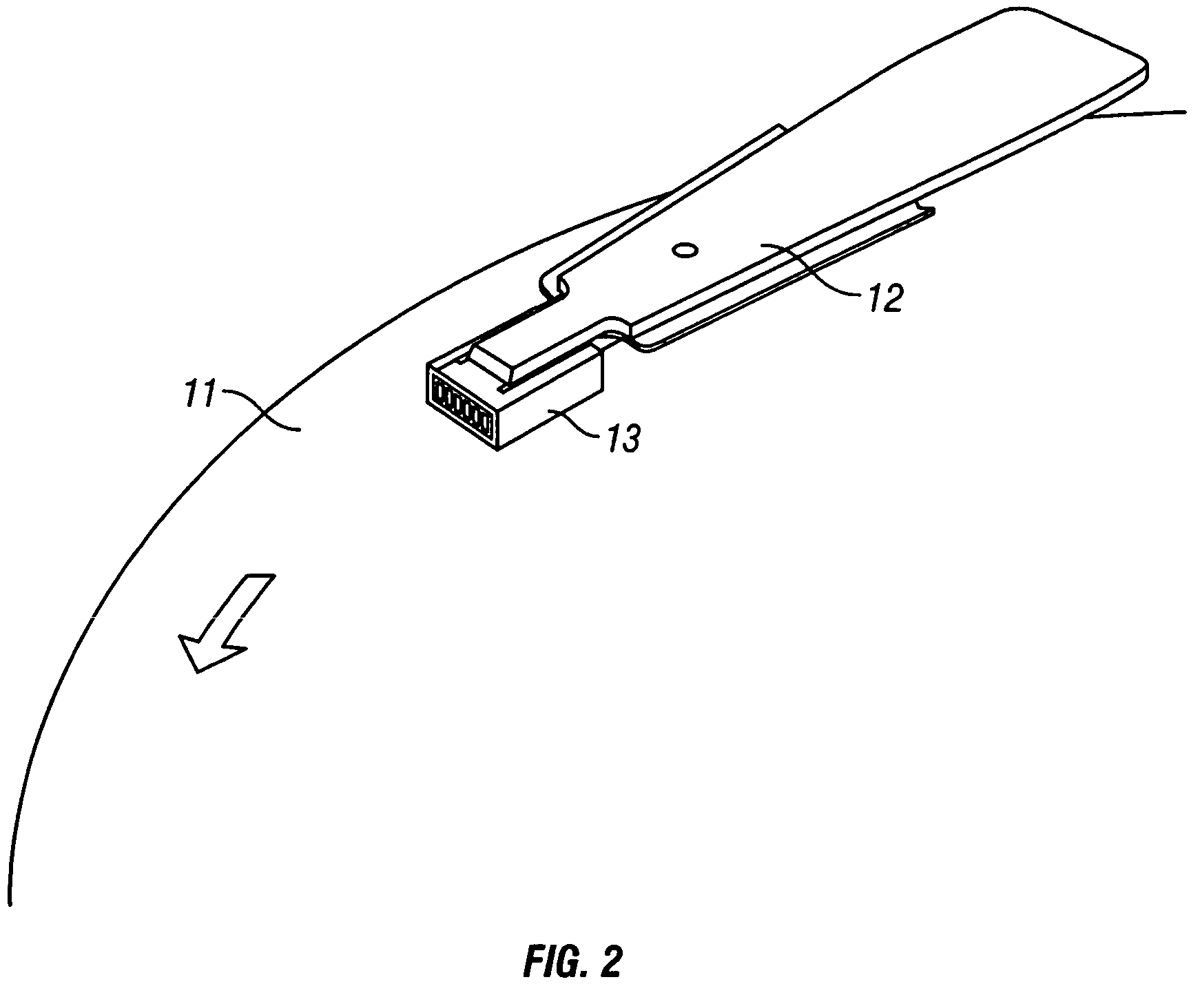 Magnetic head having durability against static electricity with modified time constant