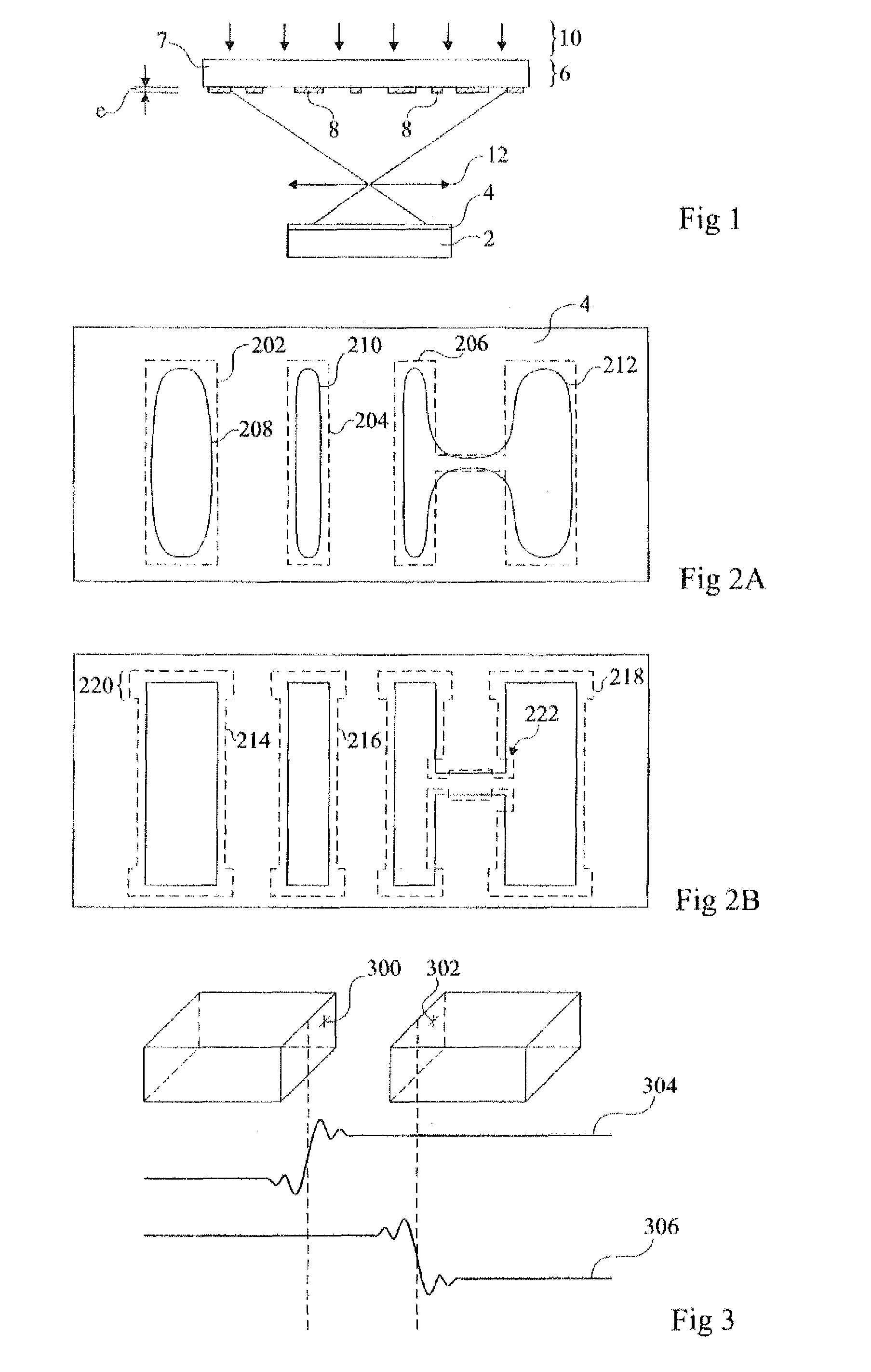 Simulation of the image projected by a mask