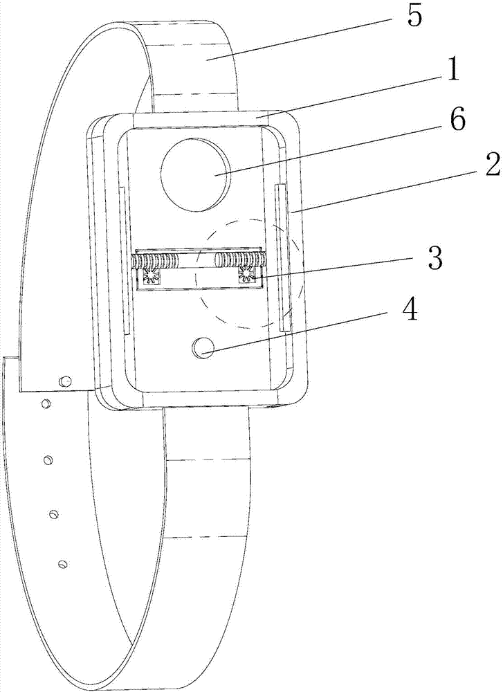 Bluetooth headset holding structure, Bluetooth headset and smart watch