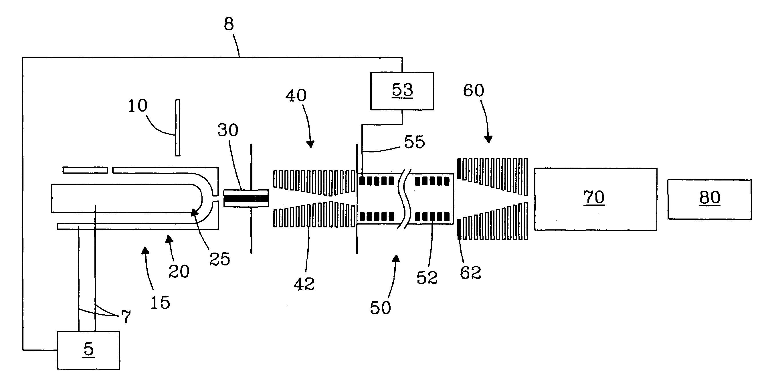 Device for two-dimensional gas-phase separation and characterization of ion mixtures