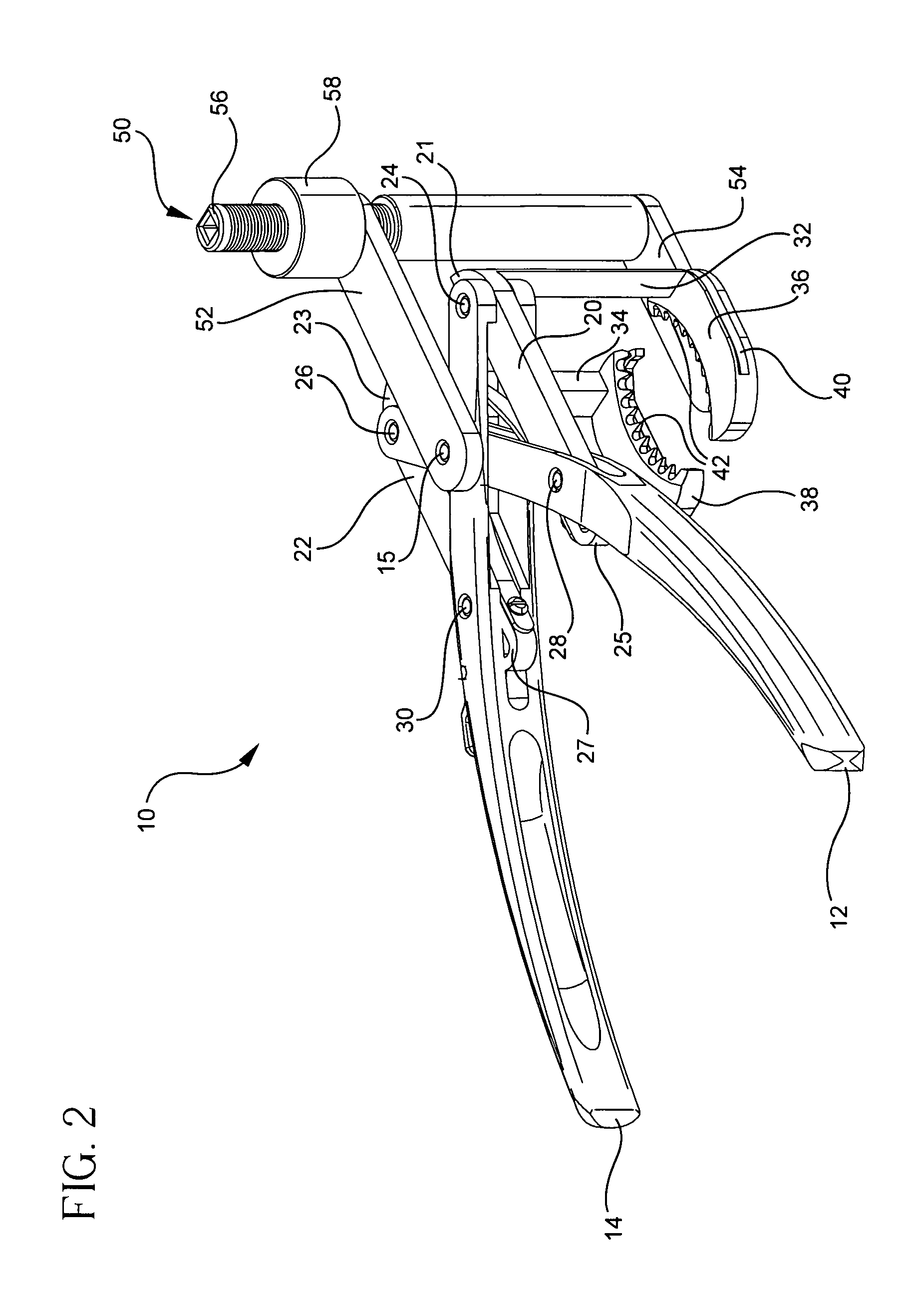 Patella resection clamp