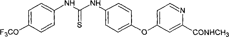 Aryl thiourea and preparation method and application thereof