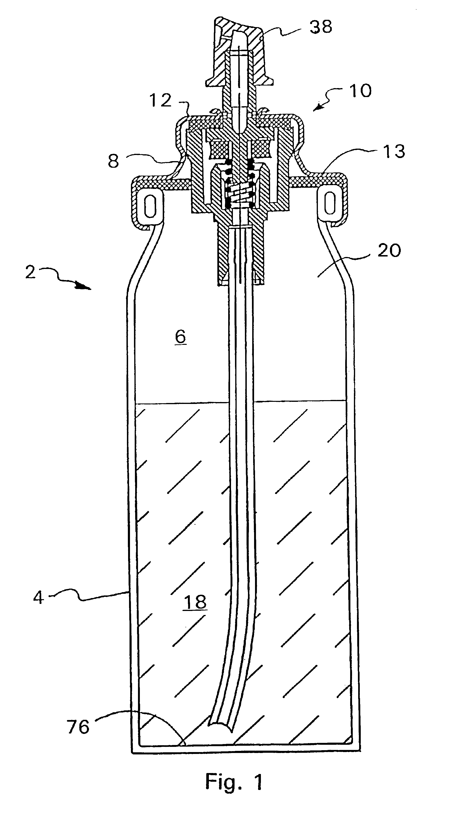 Metering valve for aerosol container