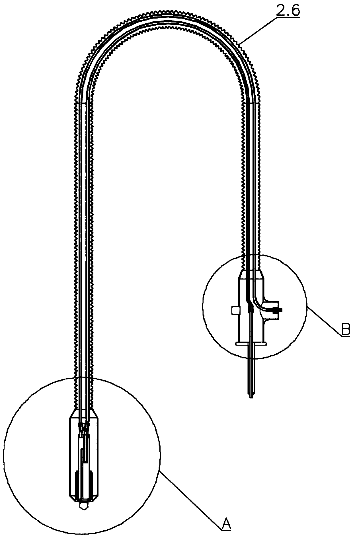 Contact type liquid nitrogen cryotherapy device