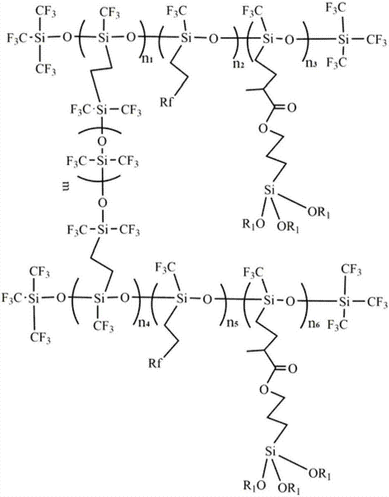 Room-temperature curing super-hydrophobic self-cleaning fluorosilicone resin and preparation method thereof