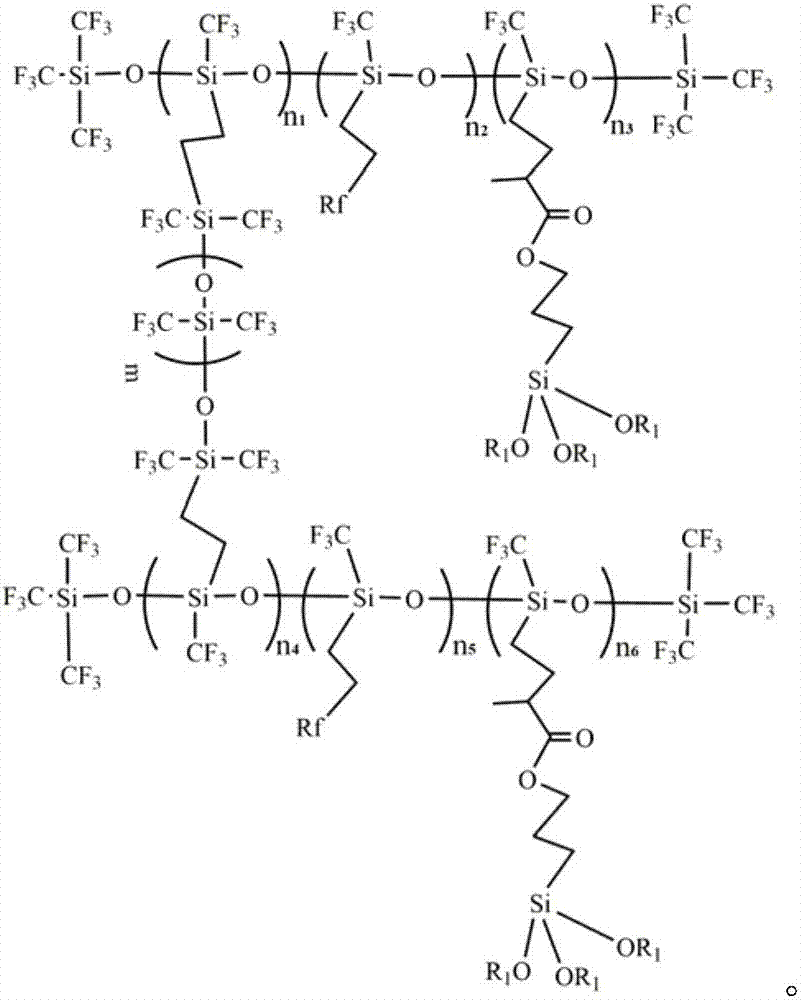 Room-temperature curing super-hydrophobic self-cleaning fluorosilicone resin and preparation method thereof