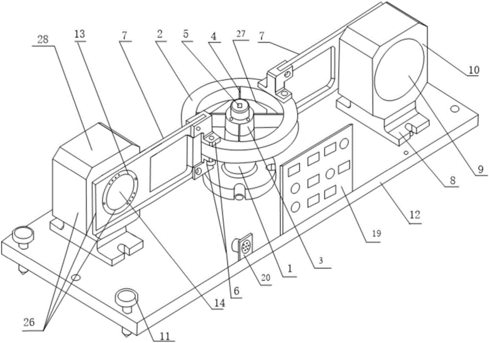 Passive servo large-damping earthquake rotation accelerometer