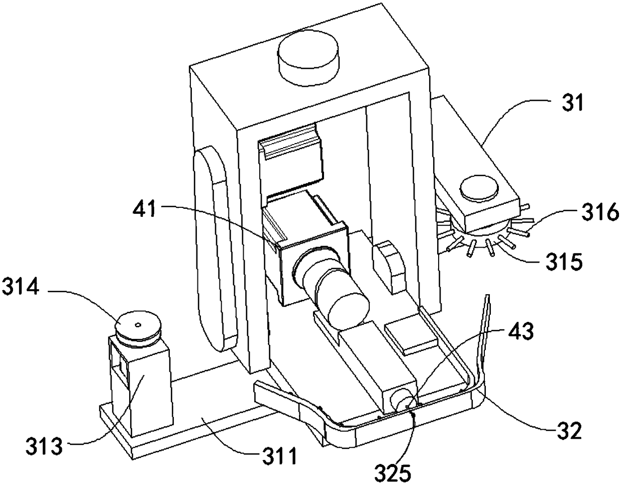 Full-automatic hair transplanting machine