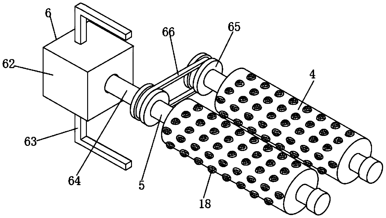 Chinese herbal medicine grinding and pulverizing device