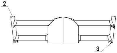 Double-winglet annular lift wing device for pneumatic aerotrain