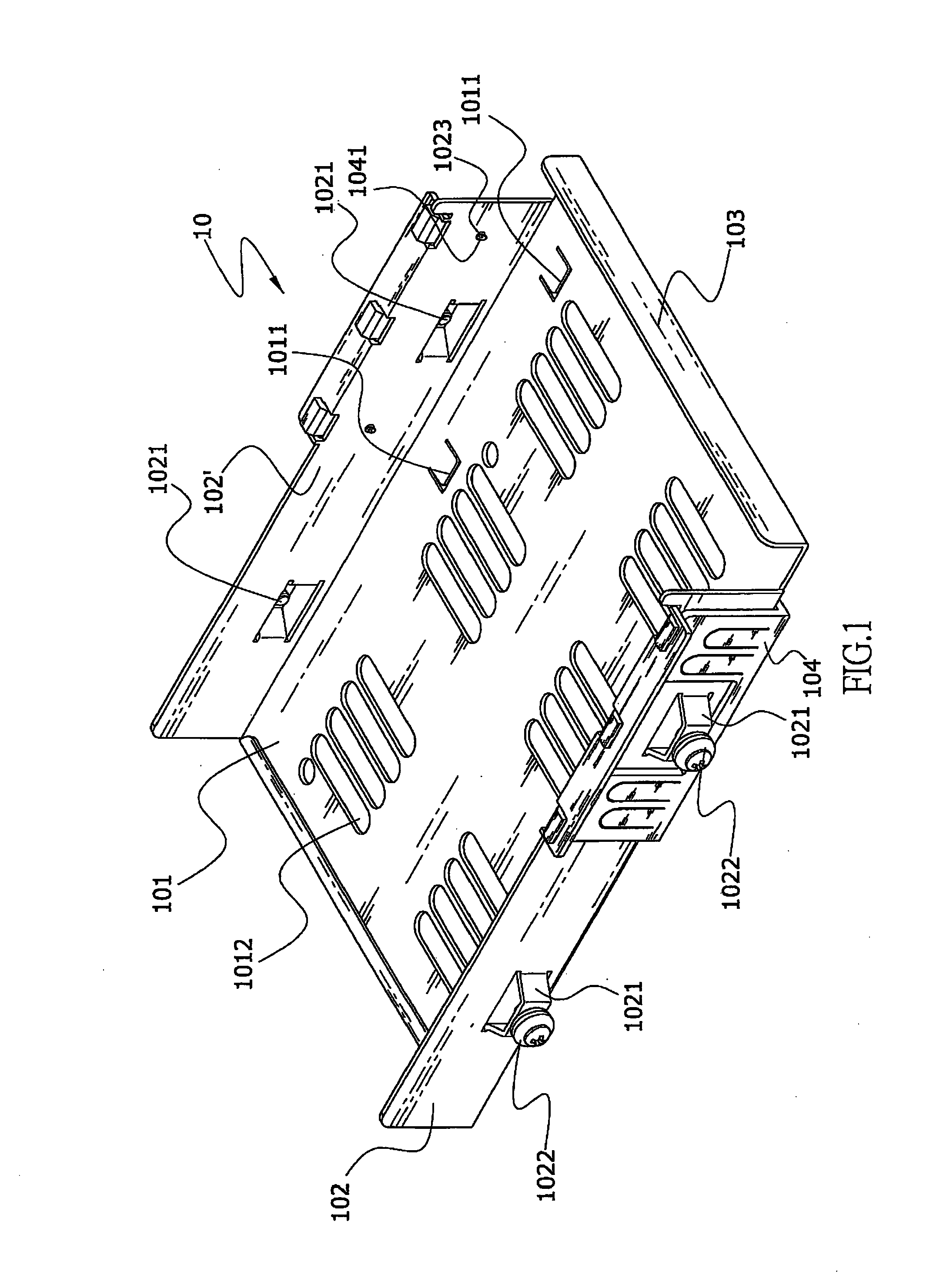 Hard Disk Fixing Seat