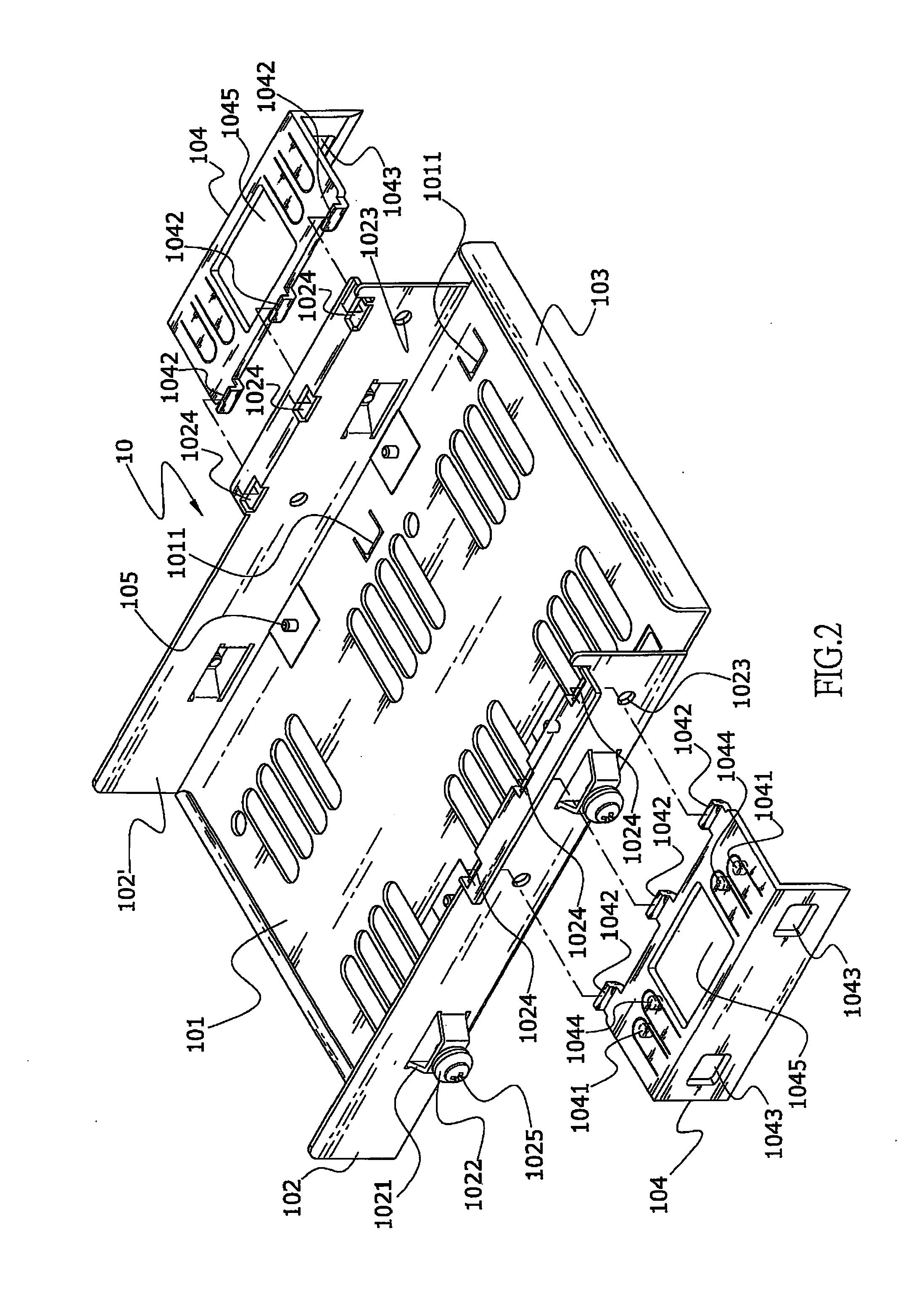 Hard Disk Fixing Seat