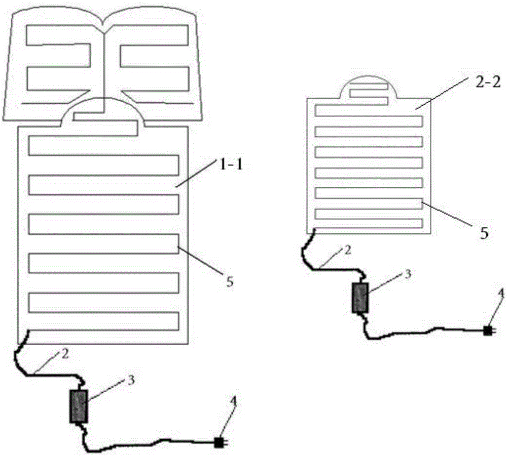 Bean moxibustion treatment device