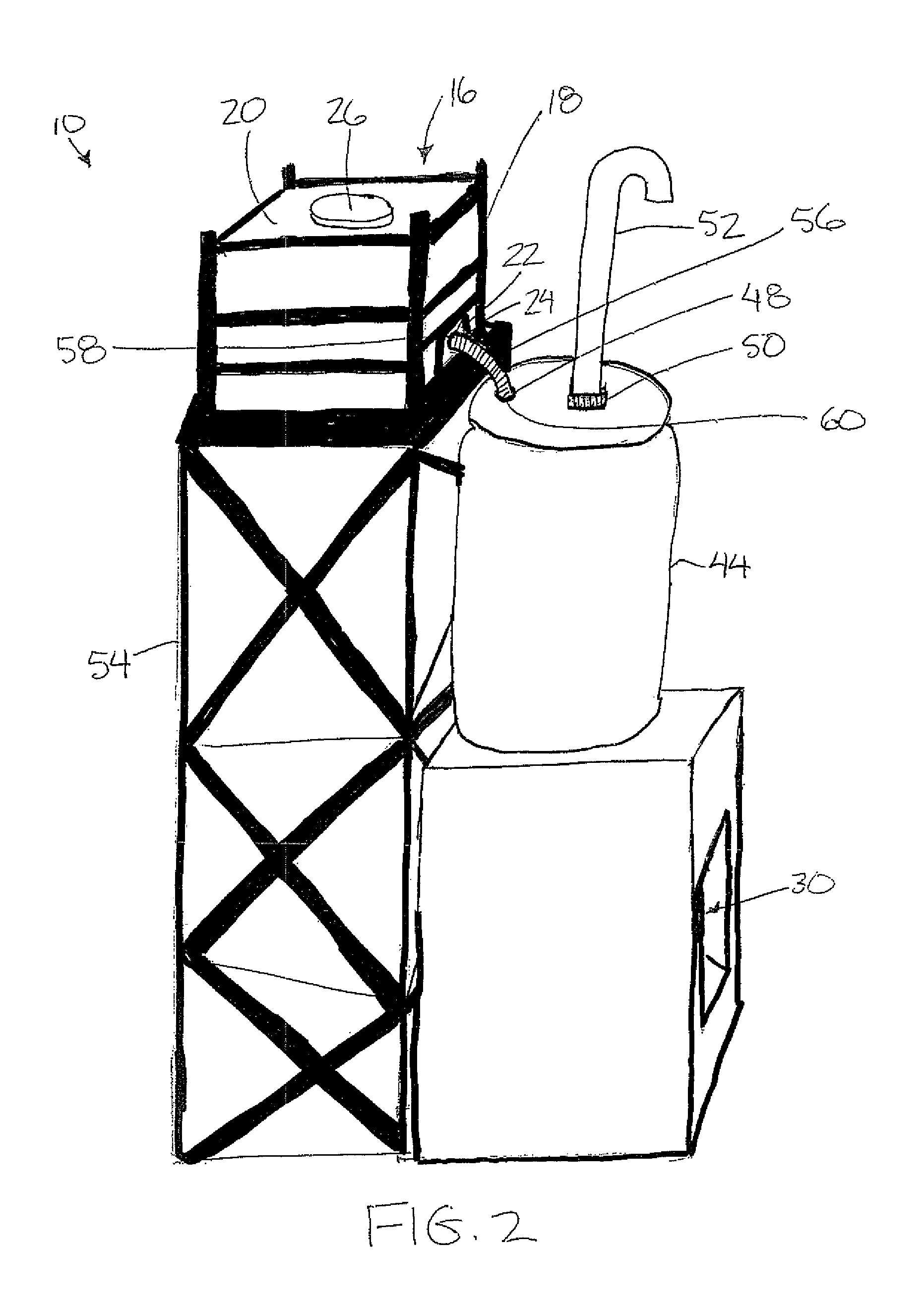 Sustainable bulk liquid dispensing device