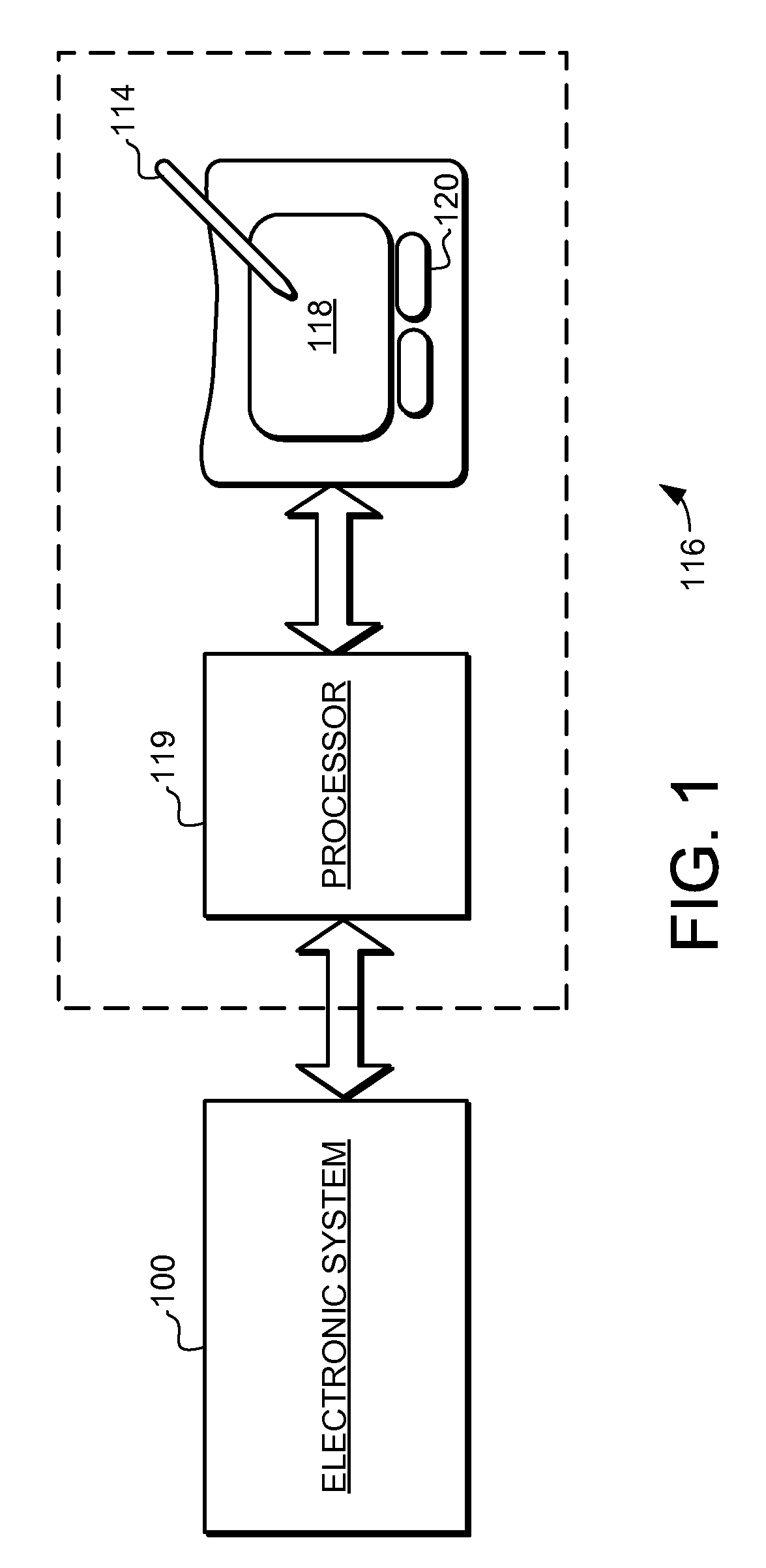 Proximity sensor and method for indicating extended interface results